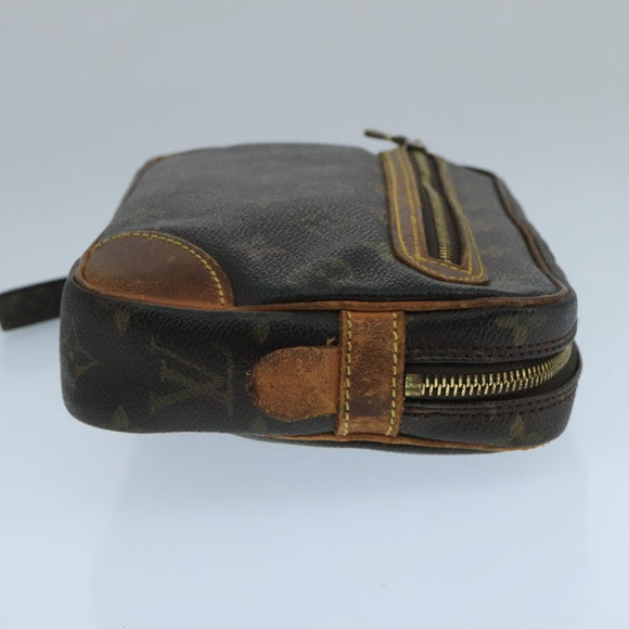 LOUIS VUITTON Monogram Marly Dragonne GM Clutch Bag M51825 LV Auth 101783