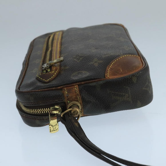 LOUIS VUITTON Monogram Marly Dragonne GM Clutch Bag M51825 LV Auth 101783