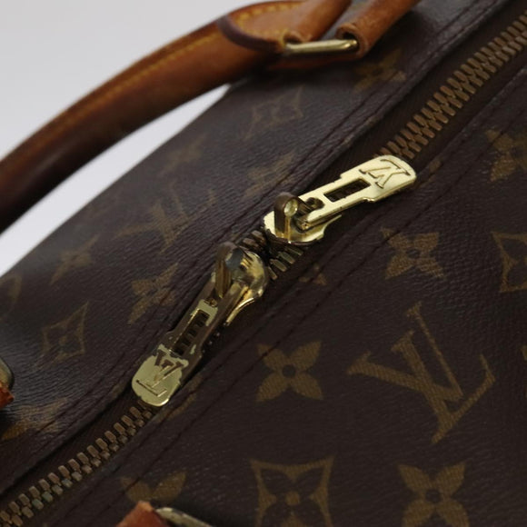 LOUIS VUITTON Monogram Keepall 60 Boston Bag M41422 LV Auth 101788