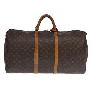 LOUIS VUITTON Monogram Keepall 60 Boston Bag M41422 LV Auth 101788 - 0