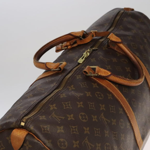 LOUIS VUITTON Monogram Keepall 60 Boston Bag M41422 LV Auth 101788