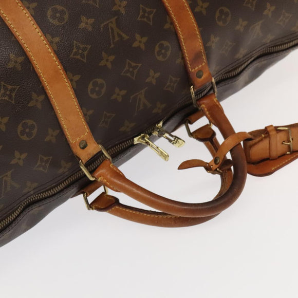 LOUIS VUITTON Monogram Keepall 60 Boston Bag M41422 LV Auth 101788