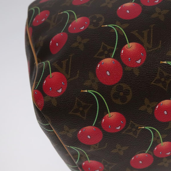 LOUIS VUITTON Monogram Cherry Keepall 45 Boston Tasche M95011 LV Auth 101791SM