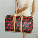 LOUIS VUITTON Monogram Cherry Keepall 45 Boston Tasche M95011 LV Auth 101791SM-23