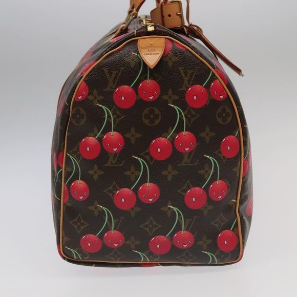 LOUIS VUITTON Monogram Cherry Keepall 45 Boston Tasche M95011 LV Auth 101791SM