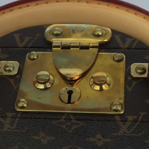 LOUIS VUITTON Monogram Boite Bijou Trunk M47120 LV Auth 101793SV