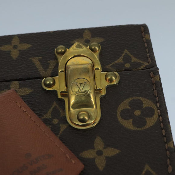 LOUIS VUITTON Monogram Boite Bijou Trunk M47120 LV Auth 101793SV