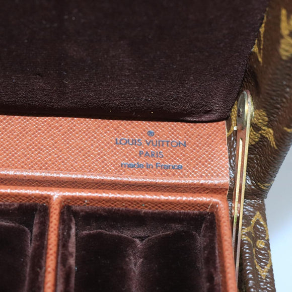 LOUIS VUITTON Monogram Boite Bijou Trunk M47120 LV Auth 101793SV