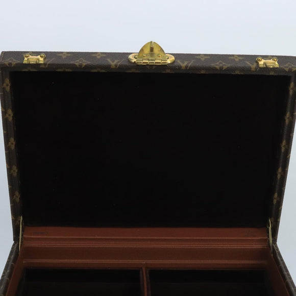 LOUIS VUITTON Monogram Boite Bijou Trunk M47120 LV Auth 101793SV