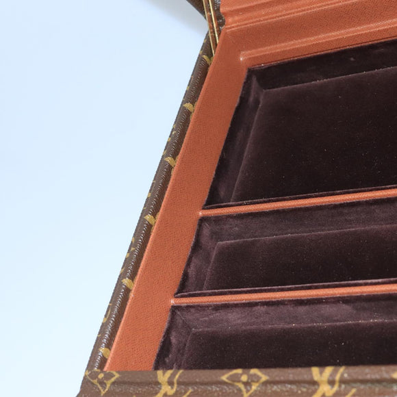LOUIS VUITTON Monogram Boite Bijou Trunk M47120 LV Auth 101793SV