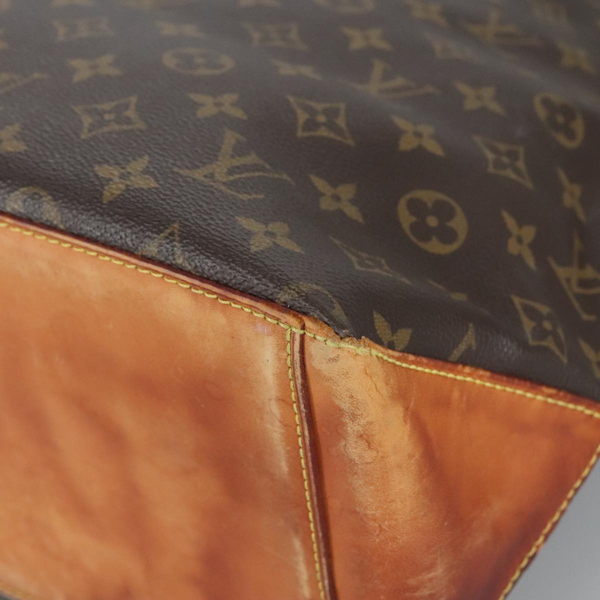 LOUIS VUITTON Monogram Cabas Piano Tote Bag M51148 LV Auth 101821