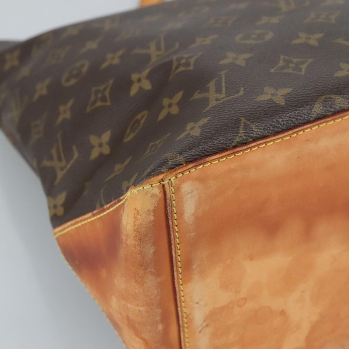 LOUIS VUITTON Monogram Cabas Piano Tote Bag M51148 LV Auth 101821