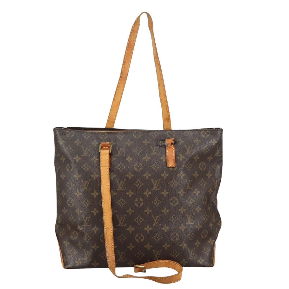 LOUIS VUITTON Monogram Cabas Piano Tote Bag M51148 LV Auth 101821