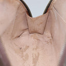 LOUIS VUITTON Monogram Trousse Demi Ronde Cosmetic Pouch M47520 LV Auth 101823-18