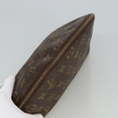 LOUIS VUITTON Monogram Trousse Demi Ronde Cosmetic Pouch M47520 LV Auth 101823-5
