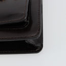 LOUIS VUITTON Vernis Monceau BB Hand Bag 2way Amarante M91580 LV Auth 101839-17
