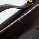LOUIS VUITTON Vernis Monceau BB Hand Bag 2way Amarante M91580 LV Auth 101839-10