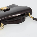 LOUIS VUITTON Vernis Monceau BB Hand Bag 2way Amarante M91580 LV Auth 101839-7