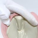 CHANEL Pouch Caviar Skin Pink Gold CC Auth 101855-17