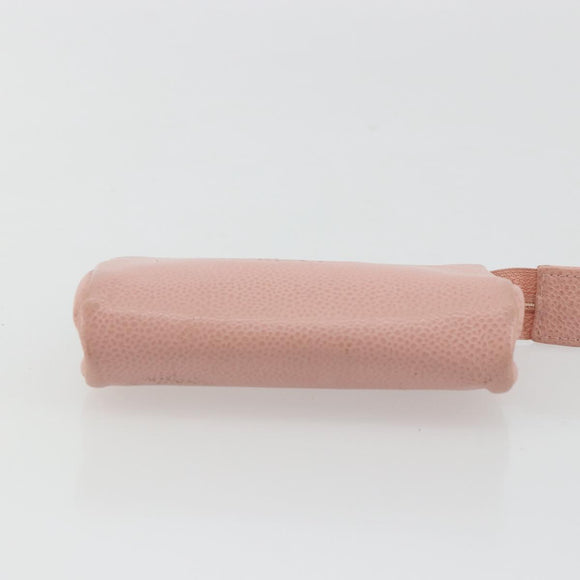 CHANEL Etui Kaviaarleer Roze Goud CC Auth 101855