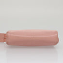 CHANEL Pouch Caviar Skin Pink Gold CC Auth 101855-6