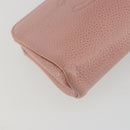 CHANEL Etui Kaviaarleer Roze Goud CC Auth 101855-14