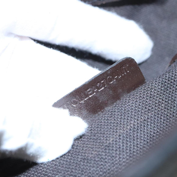 BURBERRY Nova Check Hand Bag PVC Leather Beige Auth 101879