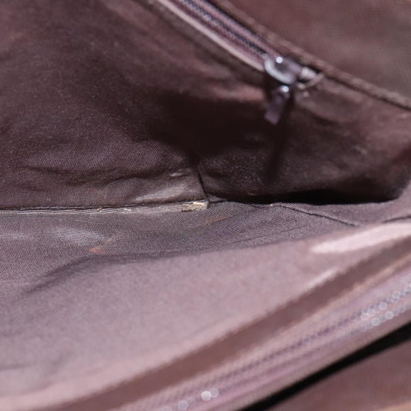 BURBERRY Nova Check Hand Bag Canvas Beige Auth 101880