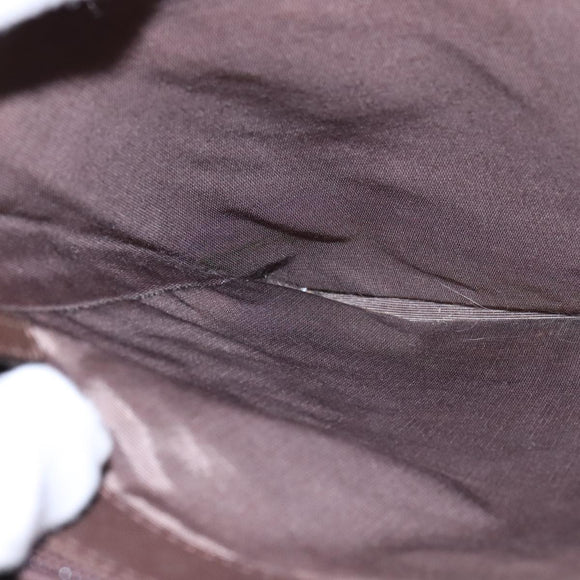 BURBERRY Nova Check Hand Bag Canvas Beige Auth 101880