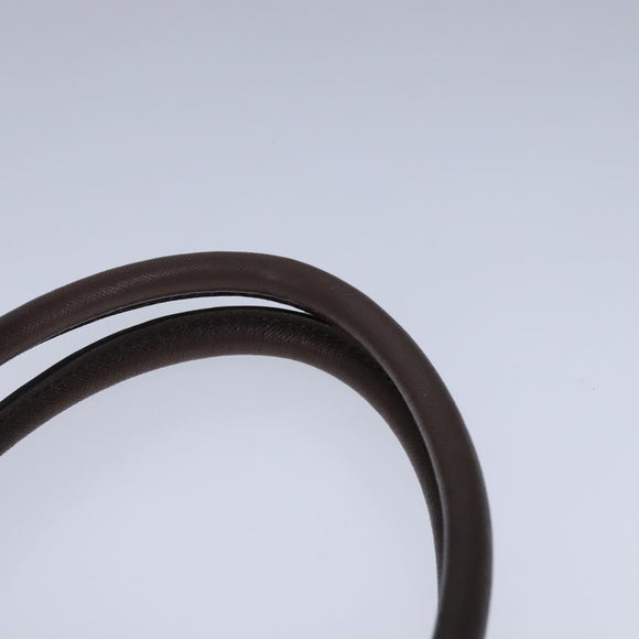 BURBERRY Nova Check Hand Bag Canvas Beige Auth 101880