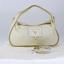 PRADA Hand Bag Nylon 2way White Auth 101889-12