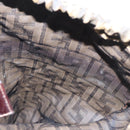 FENDI Zucca Canvas Drawstring Bag Brown Black Auth 101941-17