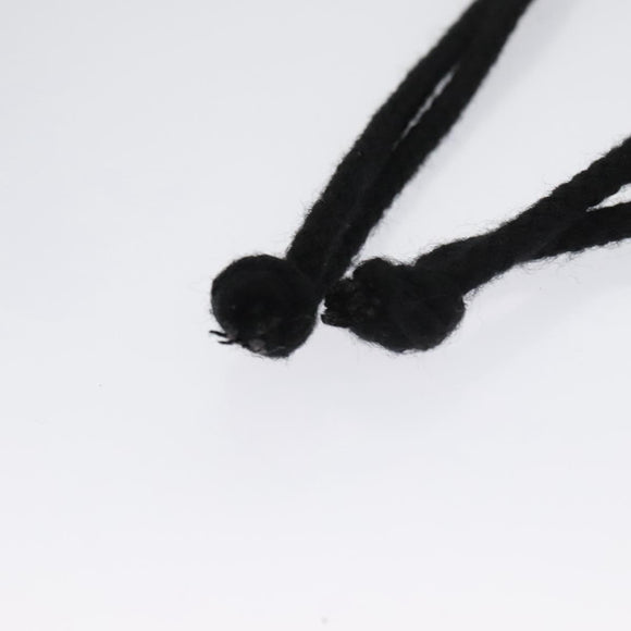 FENDI Zucca Canvas Drawstring Bag Brown Black Auth 101941