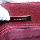 BURBERRY Nova Check Tote Bag Canvas Leather Gold Beige Auth 101946-10