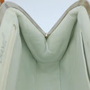 CHANEL Gamaguchi Hand Bag Patent leather Orange CC Auth 101965-17