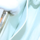 CHANEL Gamaguchi Hand Bag Patent leather Orange CC Auth 101965-20