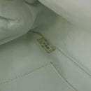 CHANEL Gamaguchi Hand Bag Patent leather Orange CC Auth 101965-21