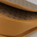 GUCCI Micro GG Supreme Shoulder Bag PVC Beige Brown Gold Auth 101967-15