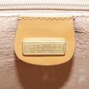 GUCCI Micro GG Supreme Shoulder Bag PVC Beige Brown Gold Auth 101967-20
