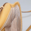 GUCCI Micro GG Supreme Shoulder Bag PVC Beige Brown Gold Auth 101967-21