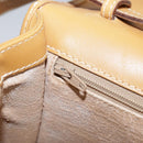 GUCCI Micro GG Supreme Shoulder Bag PVC Beige Brown Gold Auth 101967-23