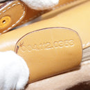 GUCCI Micro GG Supreme Shoulder Bag PVC Beige Brown Gold Auth 101967-12