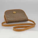GUCCI Micro GG Supreme Shoulder Bag PVC Beige Brown Gold Auth 101967-7