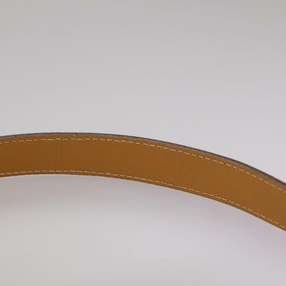 GUCCI Micro GG Supreme Shoulder Bag PVC Beige Brown Gold Auth 101967