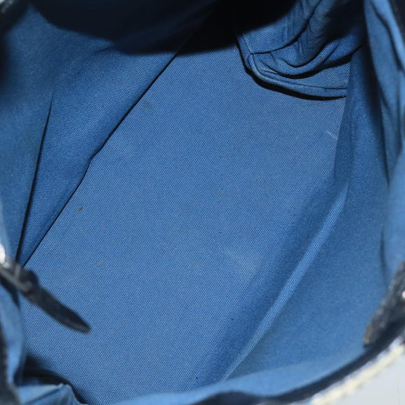 BURBERRY Nova Check Hand Bag Wool Gray Auth 101983