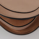 Chloe Nile Hand Bag Leather 2way Pink Gold Auth 101985-17