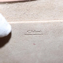 Chloe Nile Hand Bag Leather 2way Pink Gold Auth 101985-19