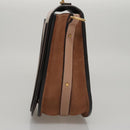 Chloe Nile Hand Bag Leather 2way Pink Gold Auth 101985-3