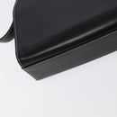 Christian Dior Shoulder Bag Leather Black Gold Auth 102014-16