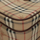 Burberrys Nova Check Shoulder Bag PVC Leather Beige Auth 102021-9